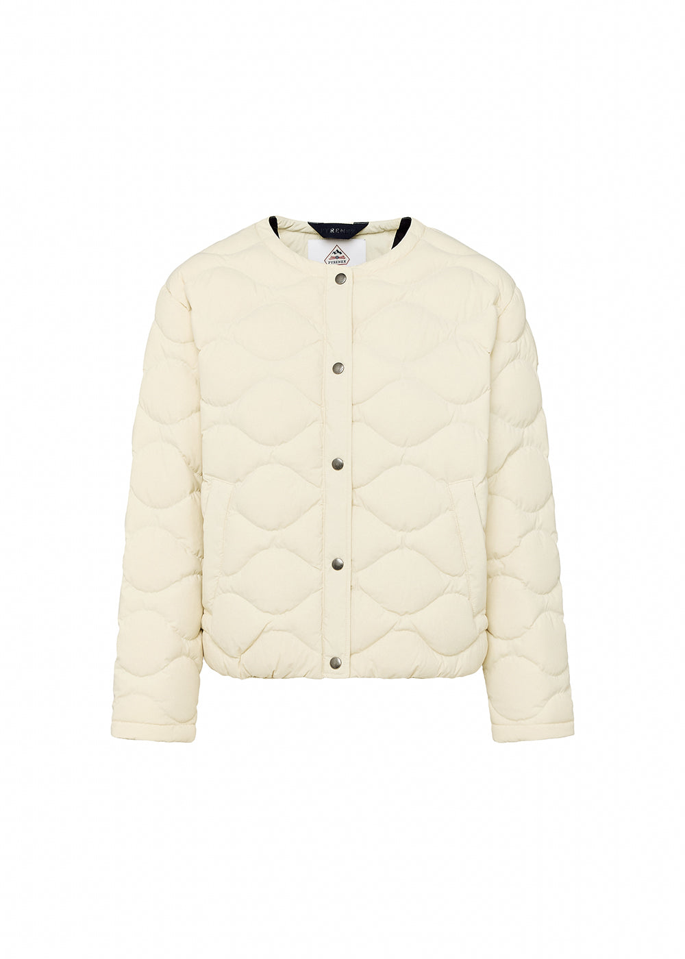 Doudoune légère Nacre pour femme blanche-5