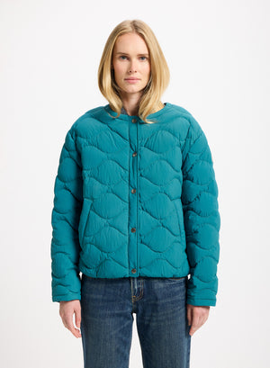Leichte Daunenjacke Nacre für Damen in Türkis