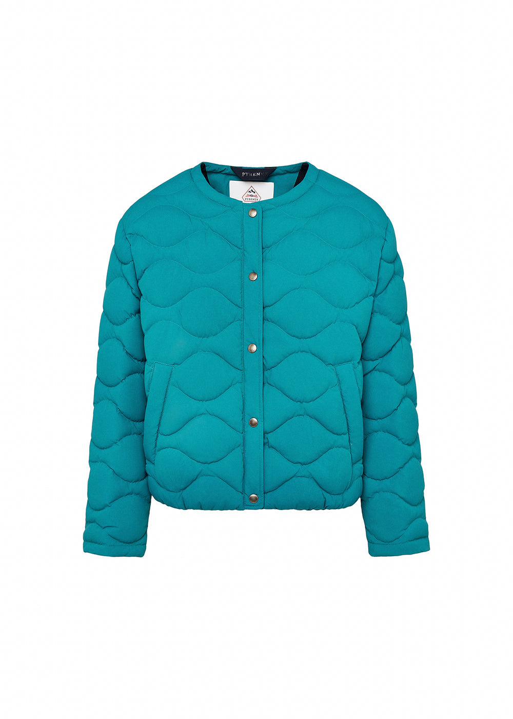 Doudoune légère Nacre pour femme turquoise-6