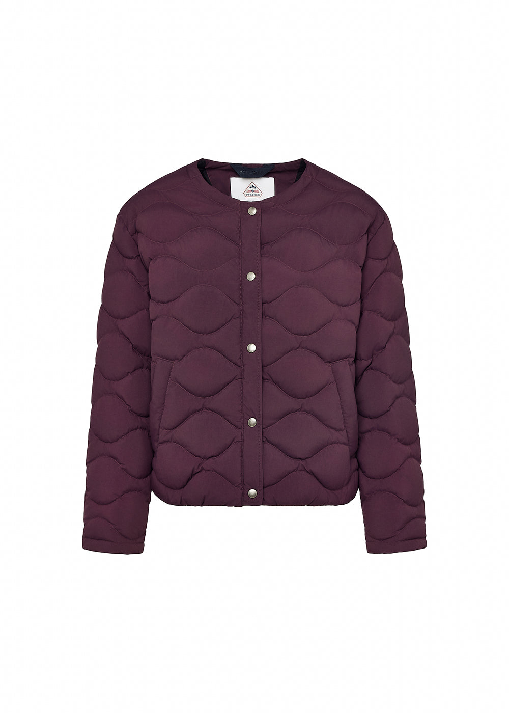 Doudoune légère Nacre pour femme bordeaux-6