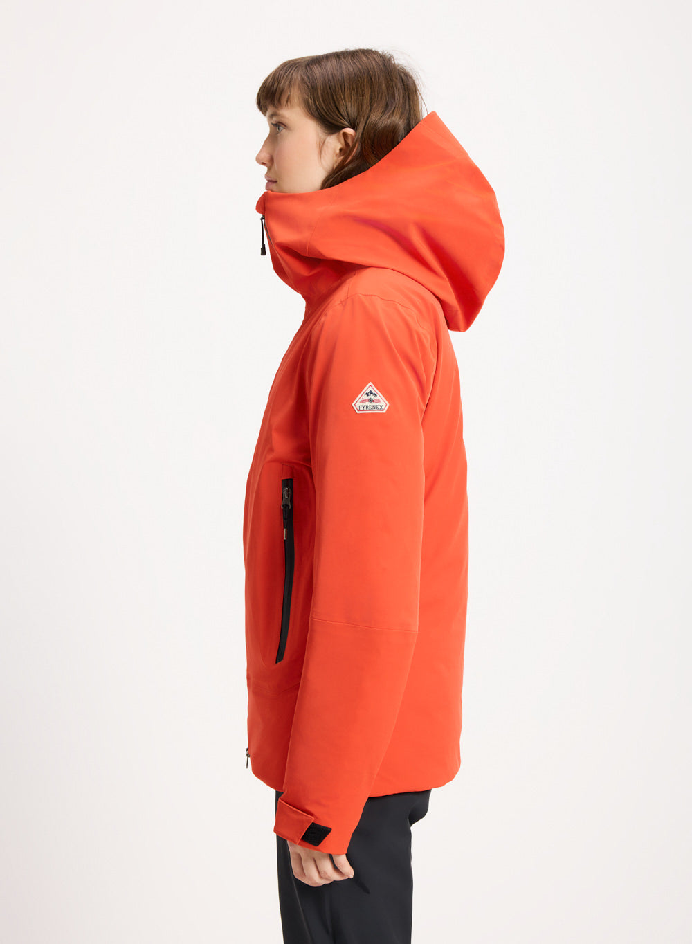 Pyrenex Nova Damen Daunenparkajacke Orange-3