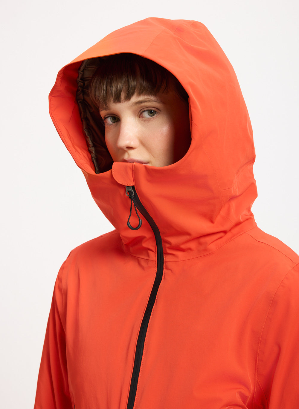 Pyrenex Nova Damen Daunenparkajacke Orange-7