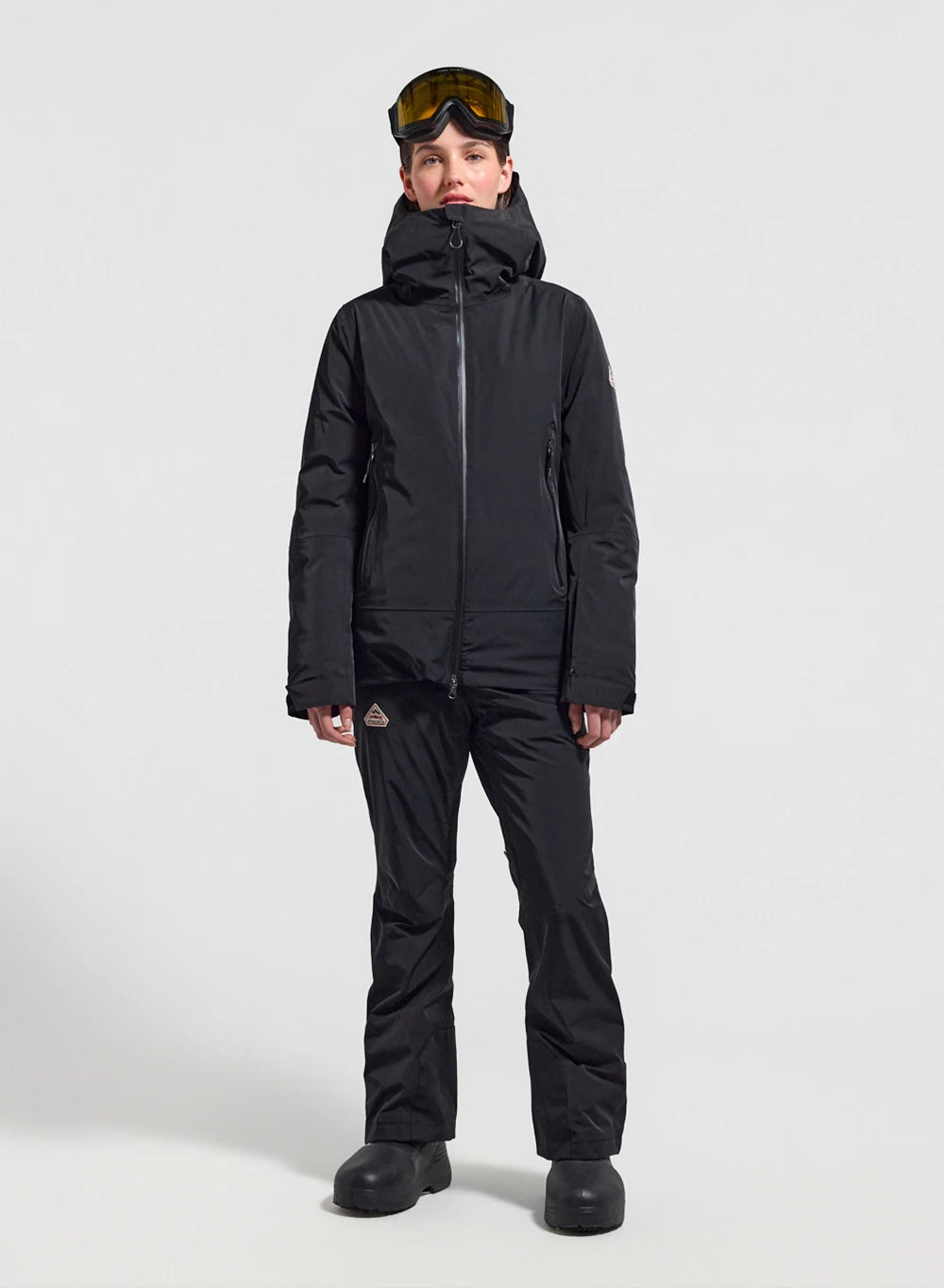 Veste parka en duvet pour femme Pyrenex Nova noire-2