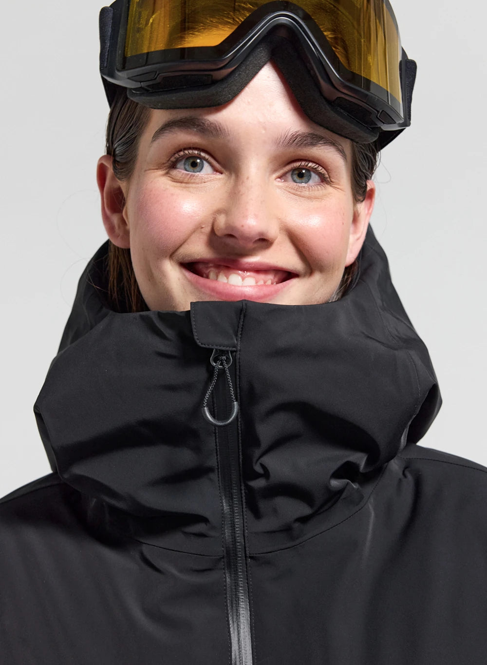 Veste parka en duvet pour femme Pyrenex Nova noire-5