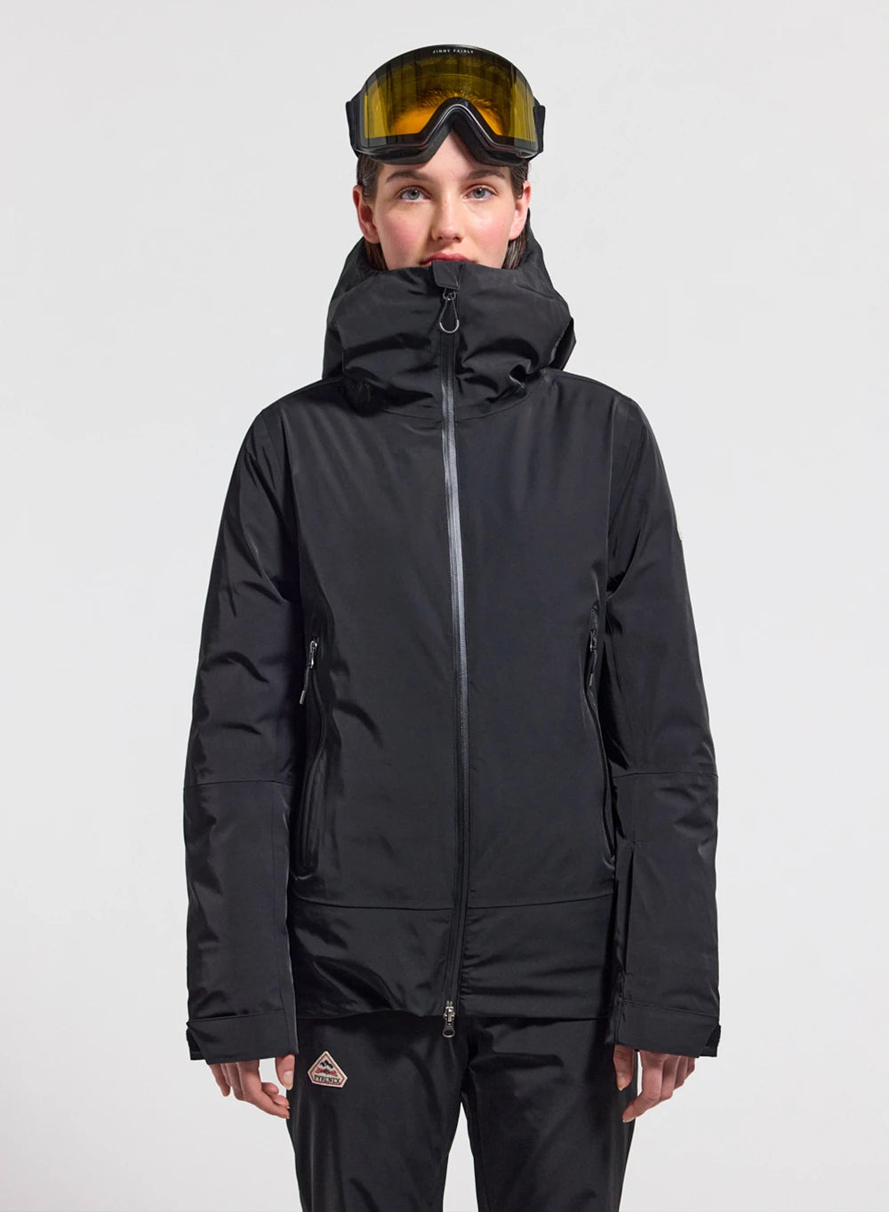 Veste parka en duvet pour femme Pyrenex Nova noire