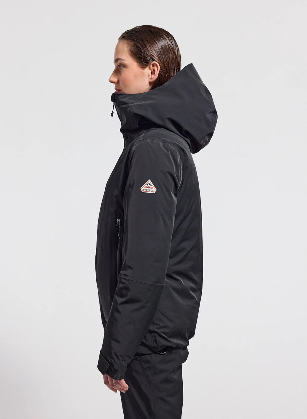 Veste parka en duvet pour femme Pyrenex Nova noire-3