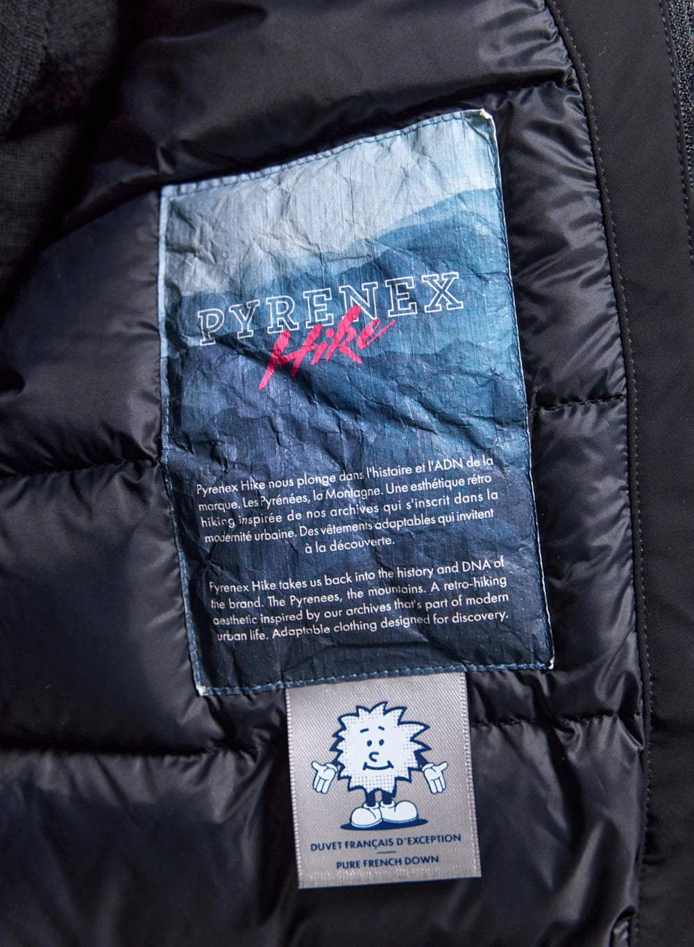 Veste parka en duvet pour femme Pyrenex Nova noire