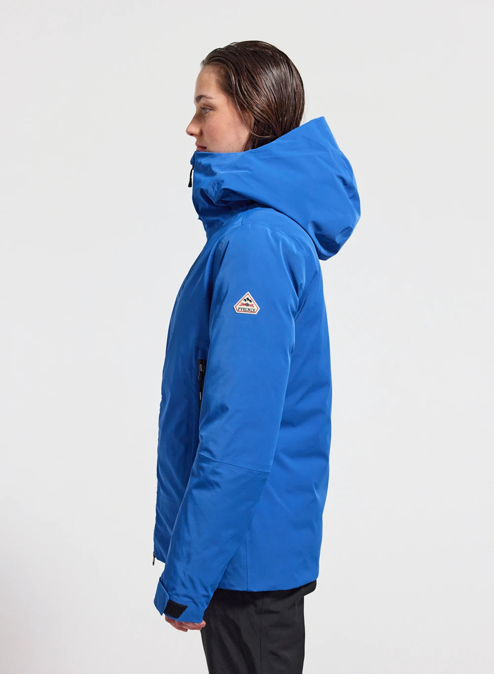 Veste parka en duvet pour femme Pyrenex Nova bleue
