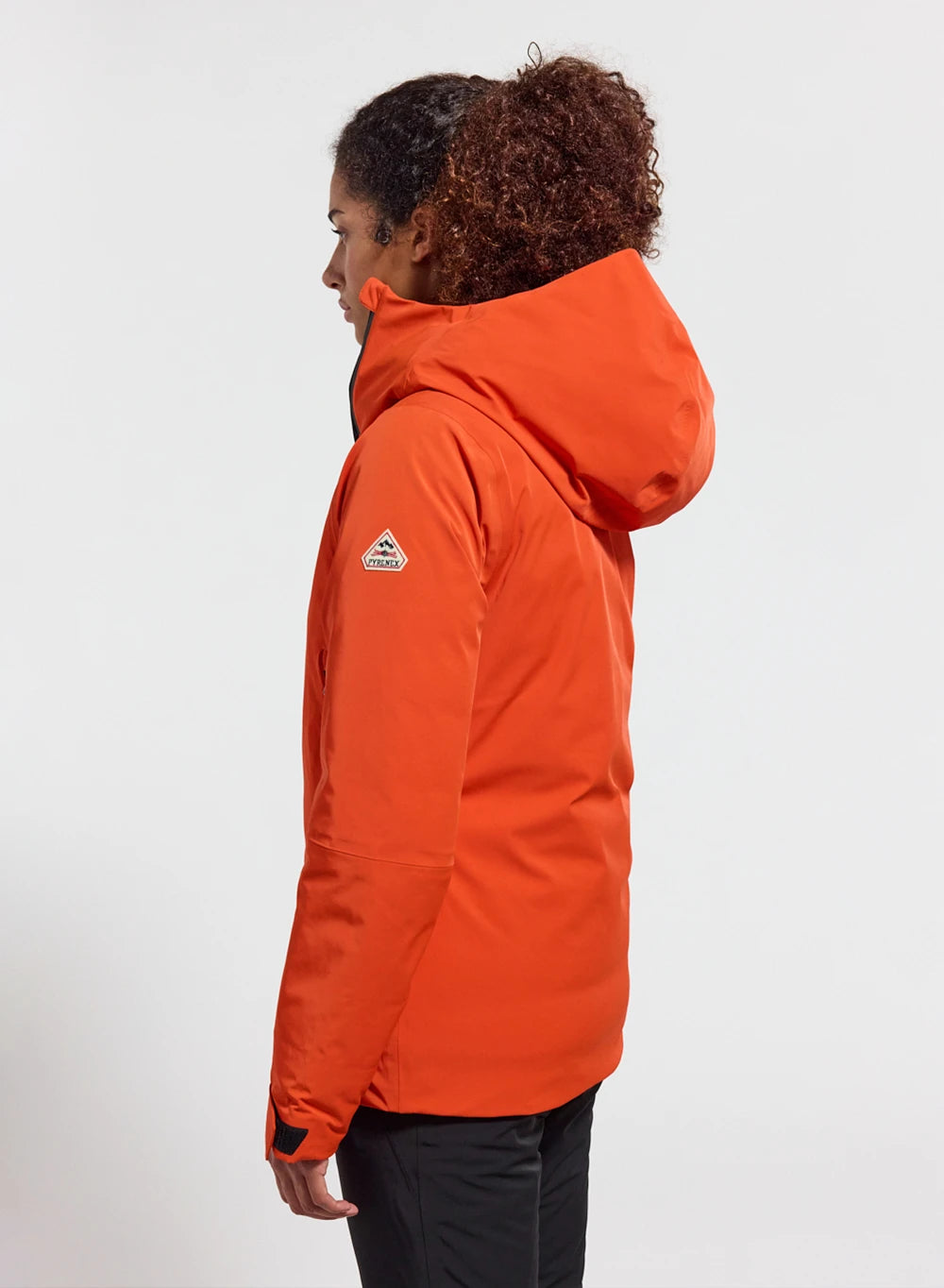 Pyrenex Nova Women's Down Parka Jacket in Orange-4