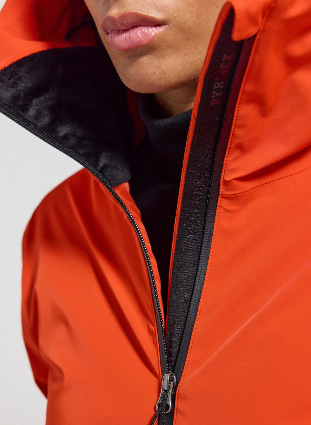 Veste parka en duvet pour femme Pyrenex Nova orange