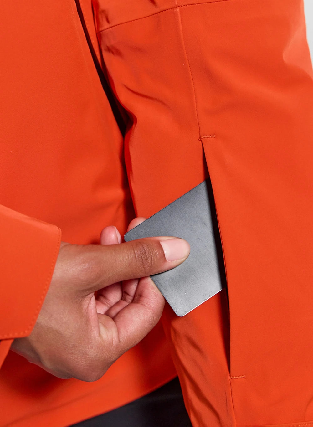 Veste parka en duvet pour femme Pyrenex Nova orange