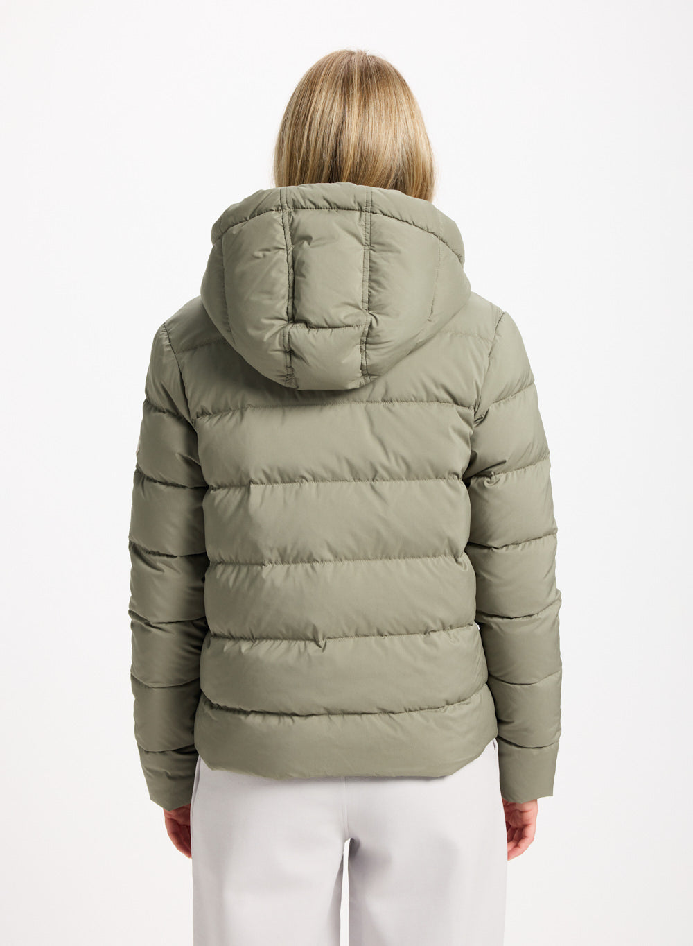 Doudoune femme Pyrenex Spoutnic à capuche amovible khaki clair