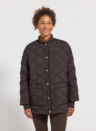 Plumífero ligero para mujer Pyrenex Sienna marrón