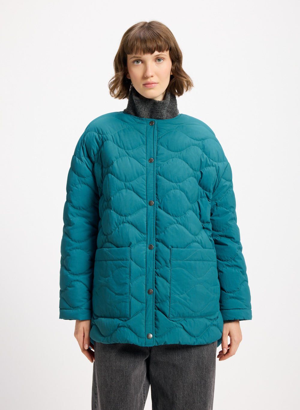 Doudoune légère pour femme Pyrenex Sienna bleu turquoise