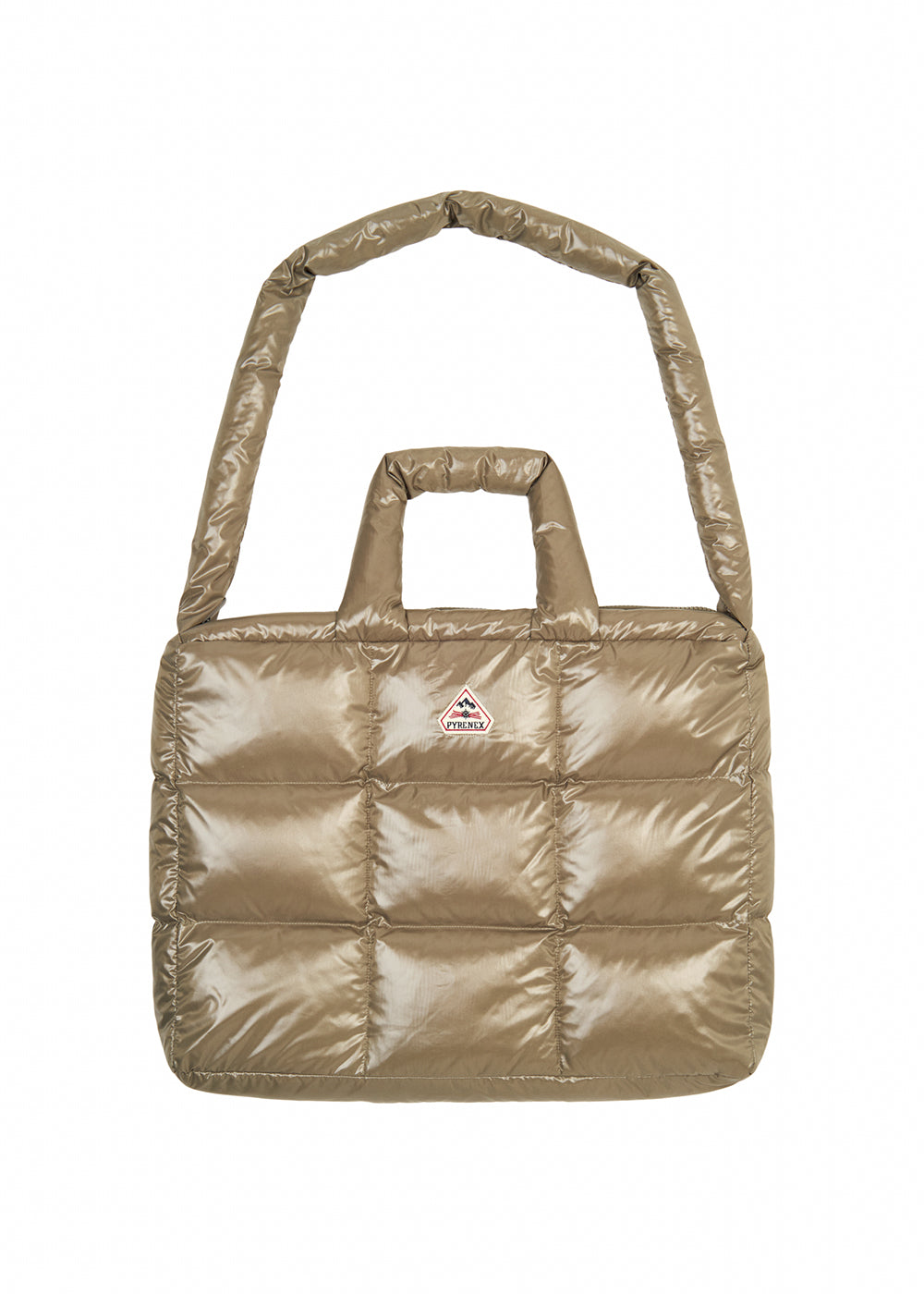 Sac cabas matelassé Alyx big khaki clair