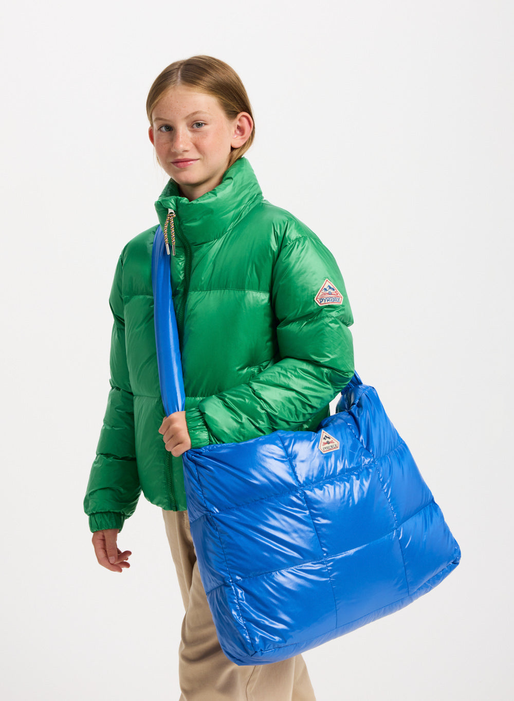 Sac cabas matelassé Alyx big bleu