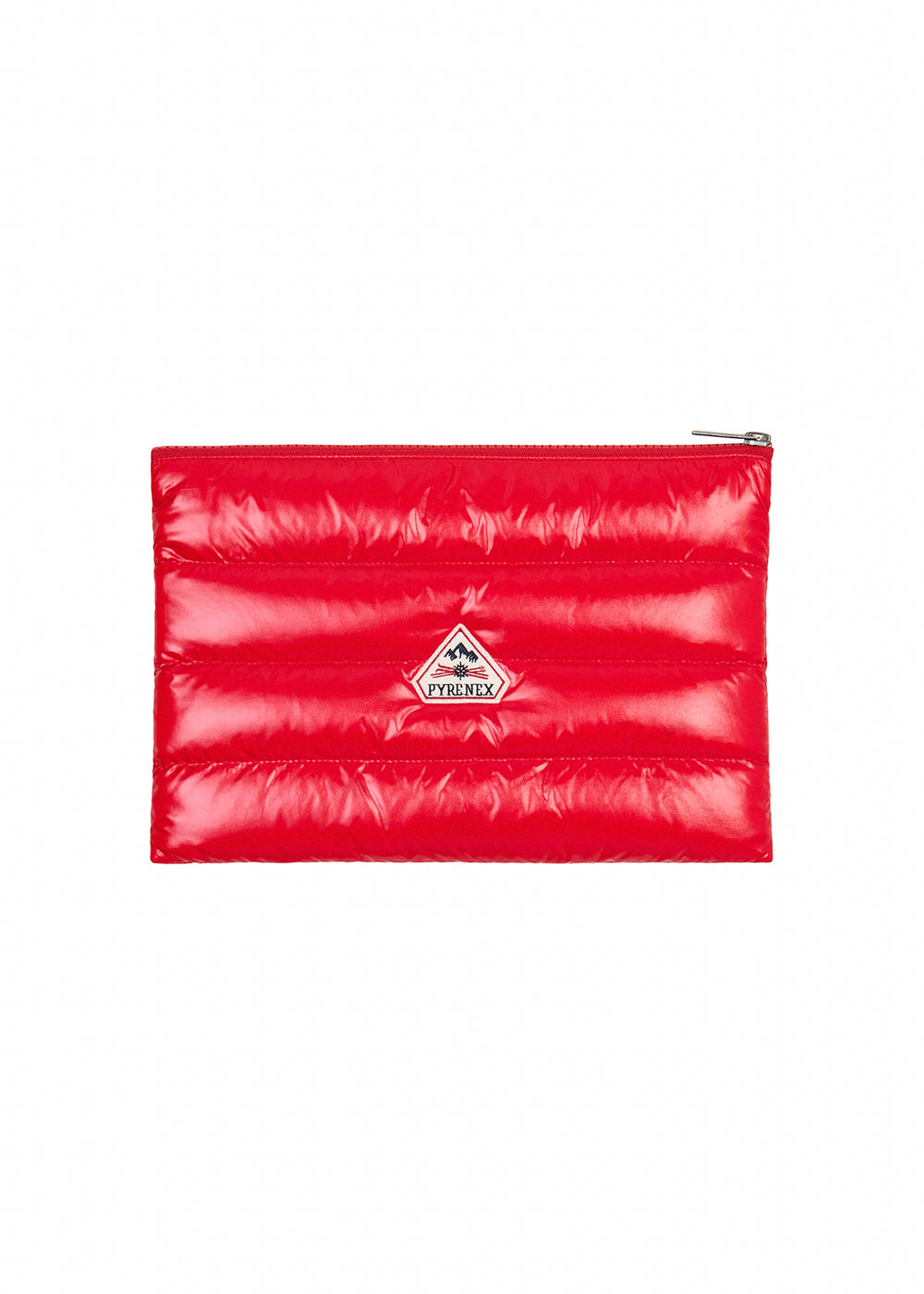 Pochette matelassée Pyrenex Down pouch vintage rouge-1