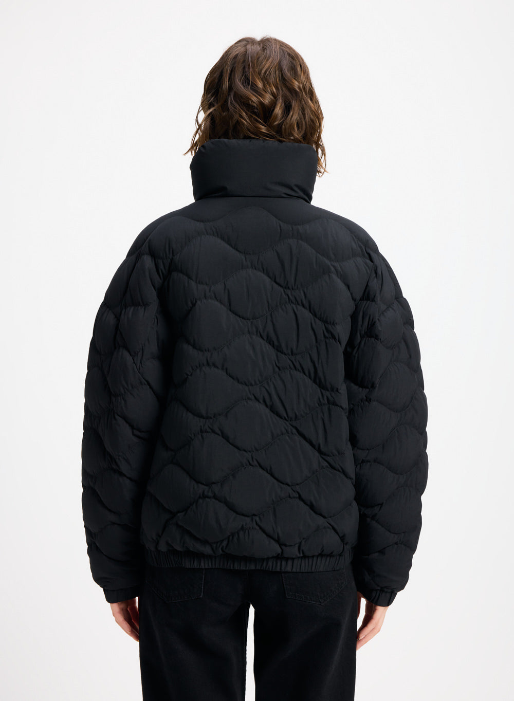 Doudoune courte bomber Pyrenex Enola noire-5