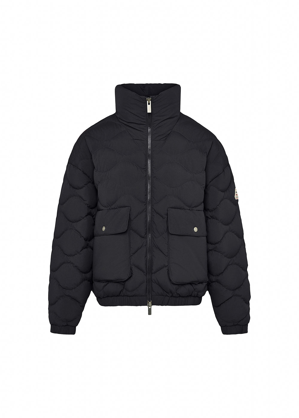 Doudoune courte bomber Pyrenex Enola noire-6