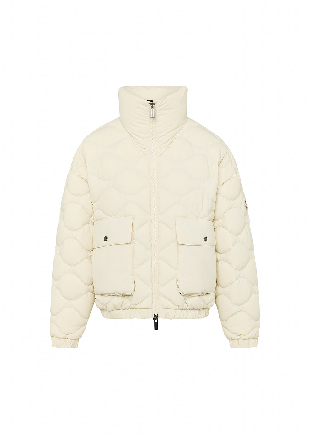 Doudoune courte bomber Pyrenex Enola crème-6