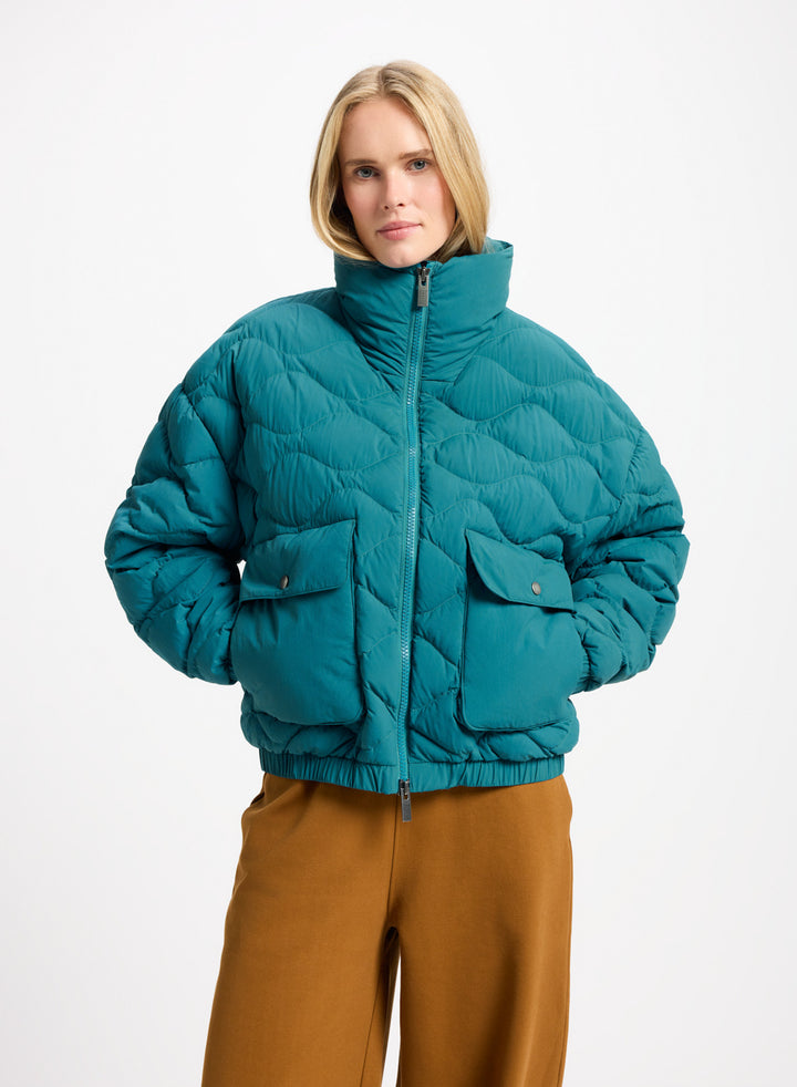 Doudoune Femme Hiver Chaude - Anorak Duvet Matelassé Grande Taille à Capuche Zippée