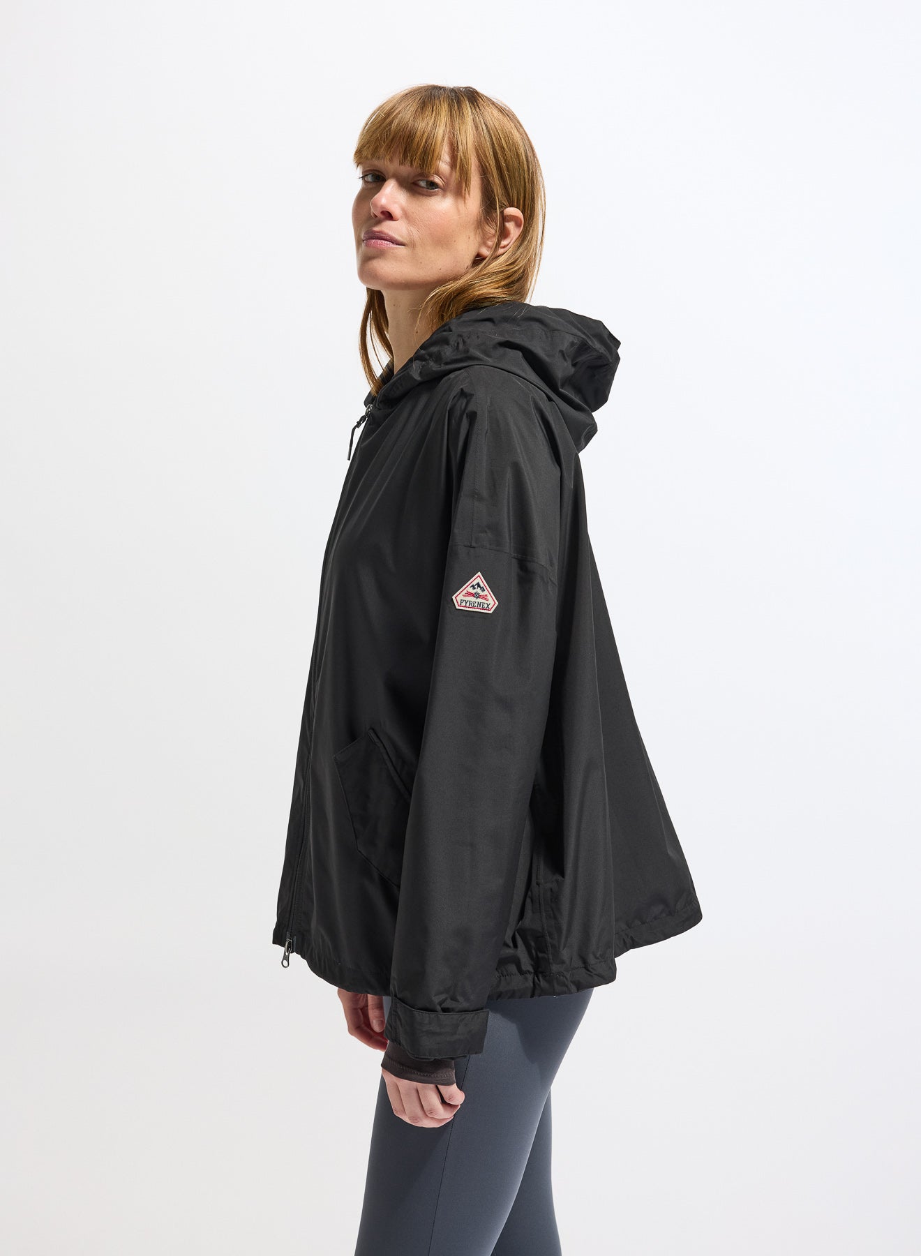 Coupe-vent imperméable femme Pyrenex Pyrite noir-3