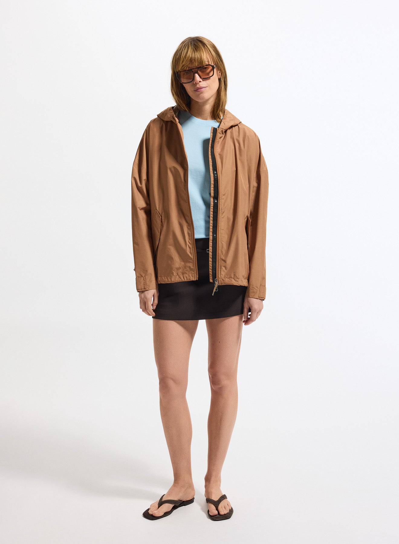 Coupe-vent imperméable femme Pyrenex Pyrite marron