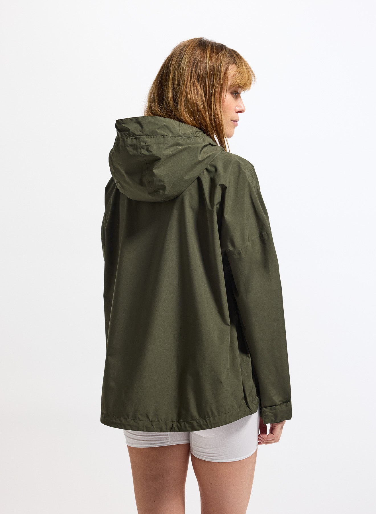 Coupe-vent imperméable femme Pyrenex Pyrite vert kaki