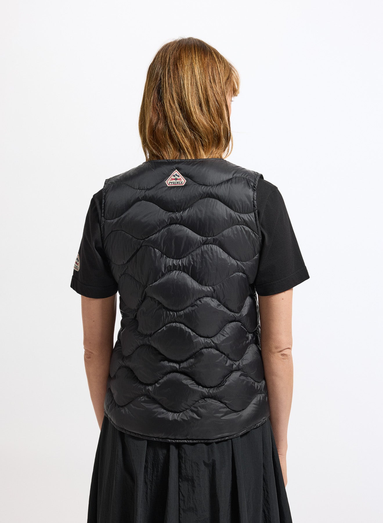 Doudoune ultra-lègère sans manches femme Pyrenex Orite Vest noire