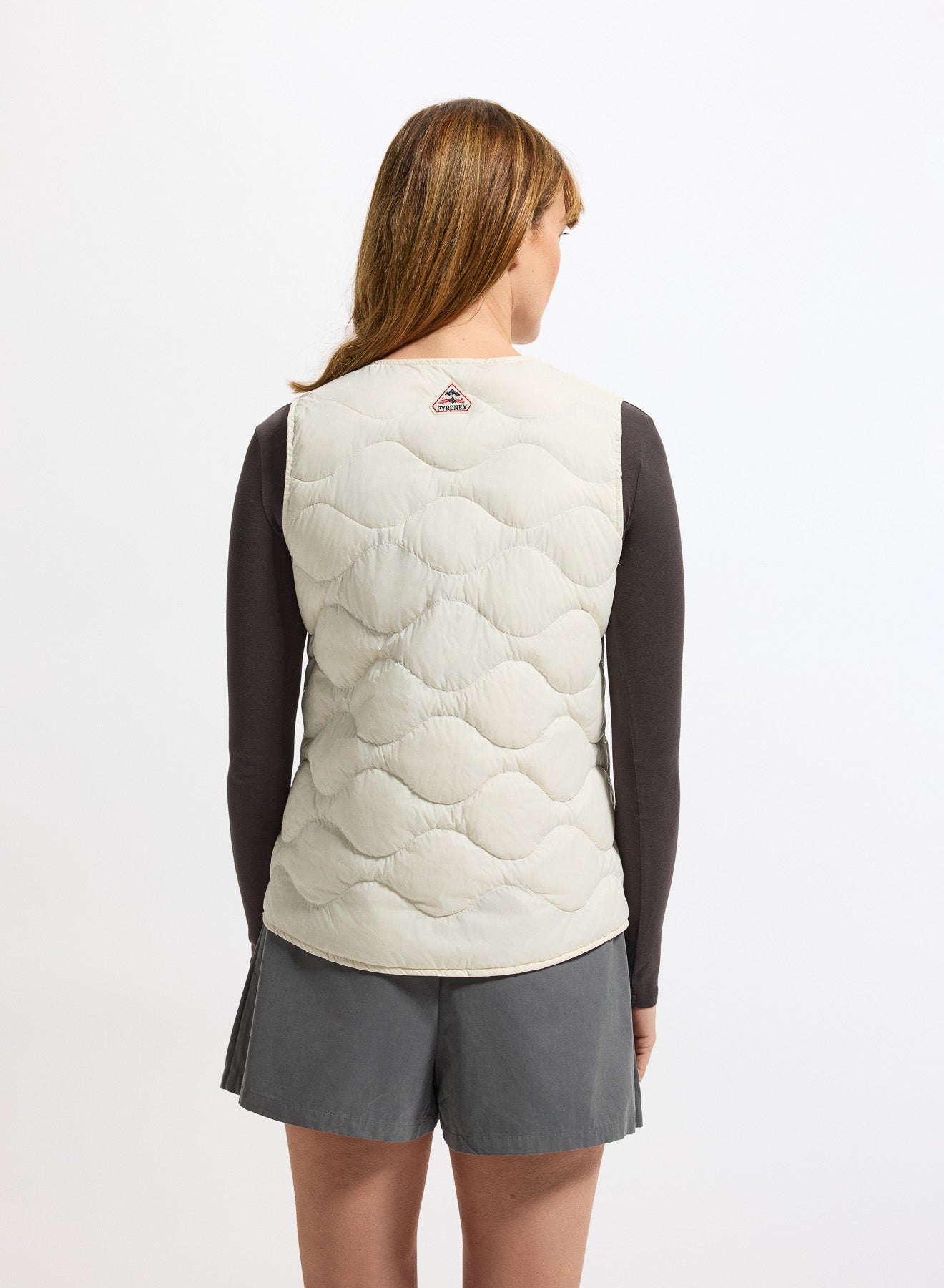 Doudoune ultra-lègère sans manches femme Pyrenex Orite Vest blanche-5
