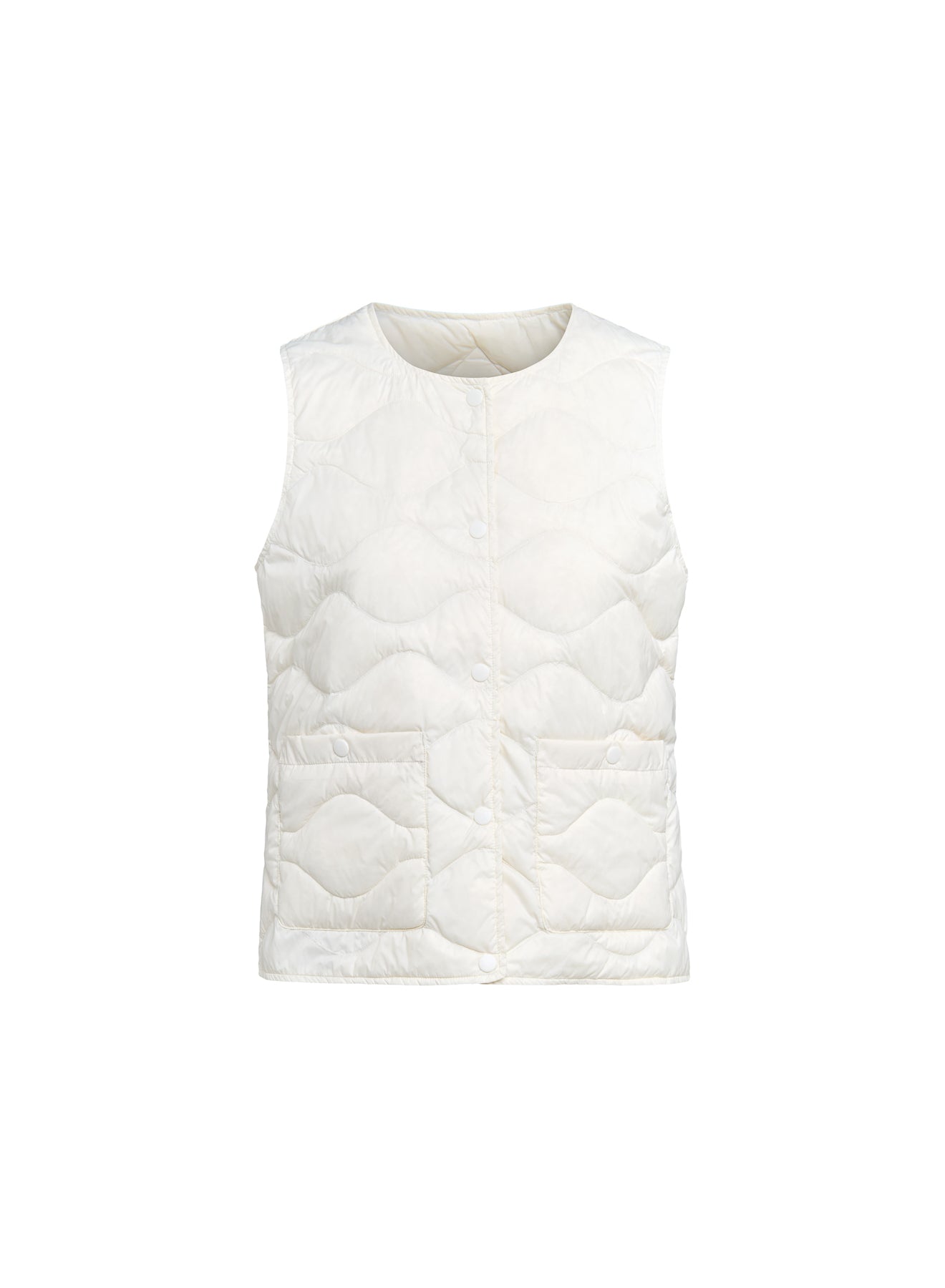 Doudoune ultra-lègère sans manches femme Pyrenex Orite Vest blanche-6