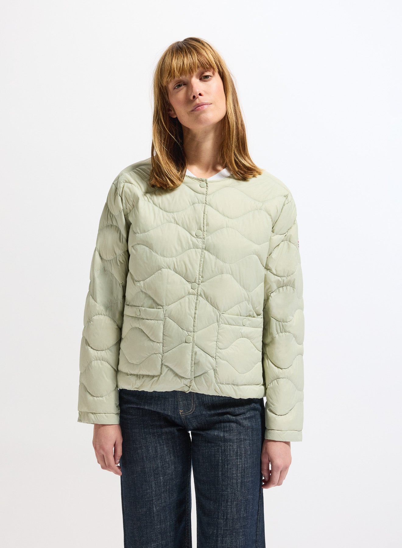 Doudoune ultra-lègère femme Pyrenex Orite verte pastel