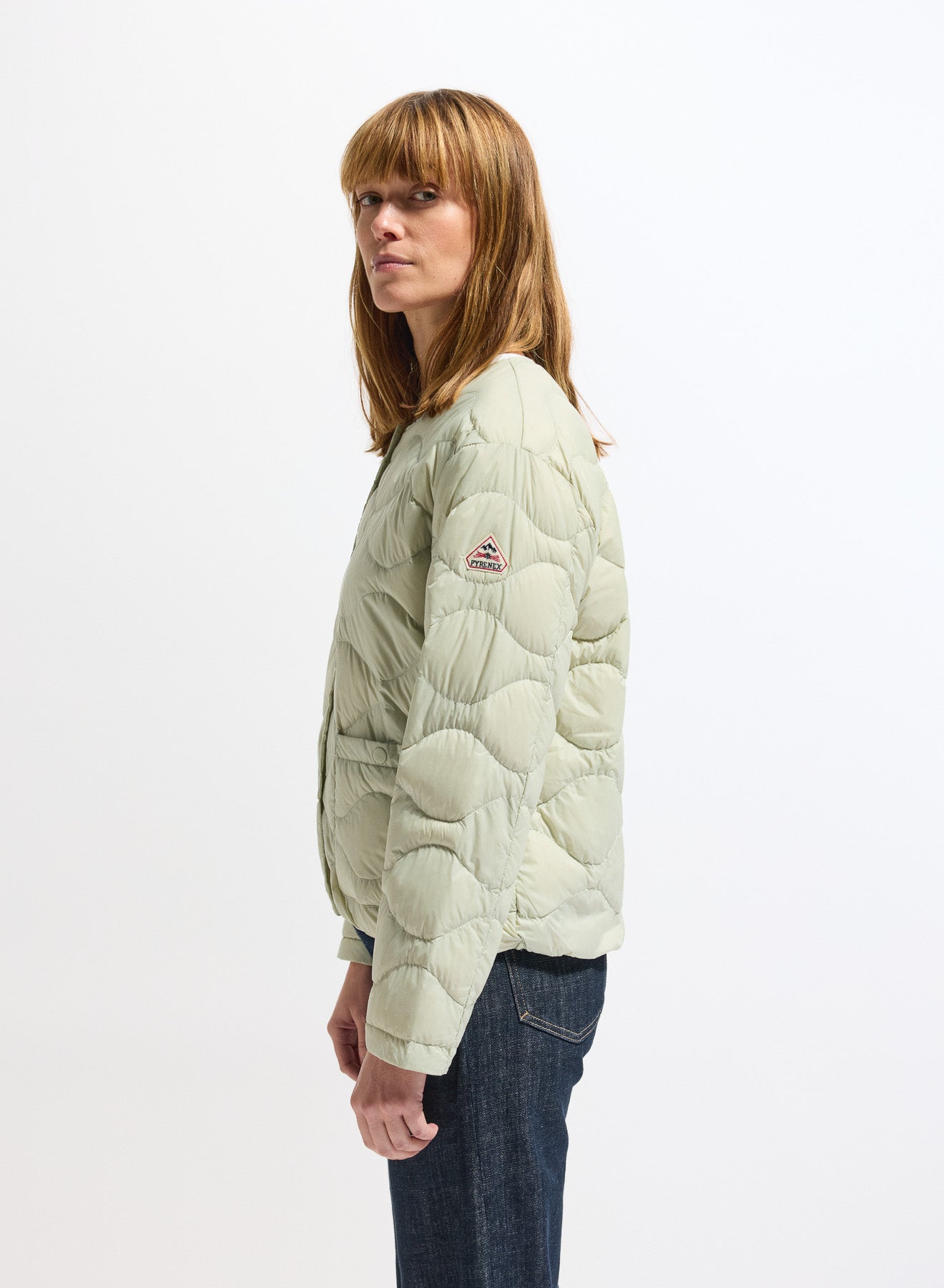 Doudoune ultra-lègère femme Pyrenex Orite verte pastel