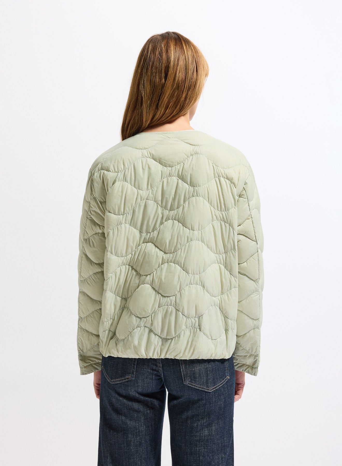 Doudoune ultra-lègère femme Pyrenex Orite verte pastel