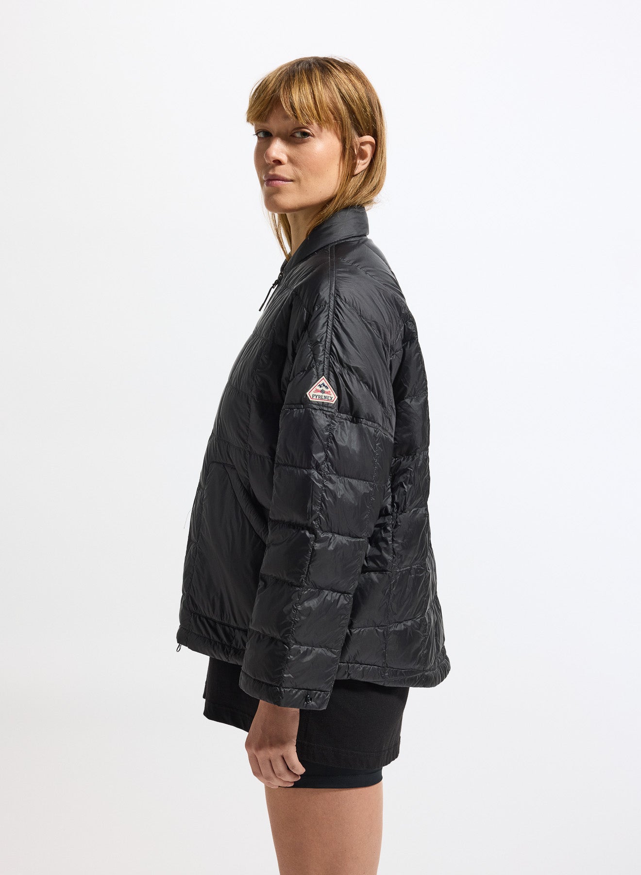 Doudoune légère femme Pyrenex Gypse noire-4