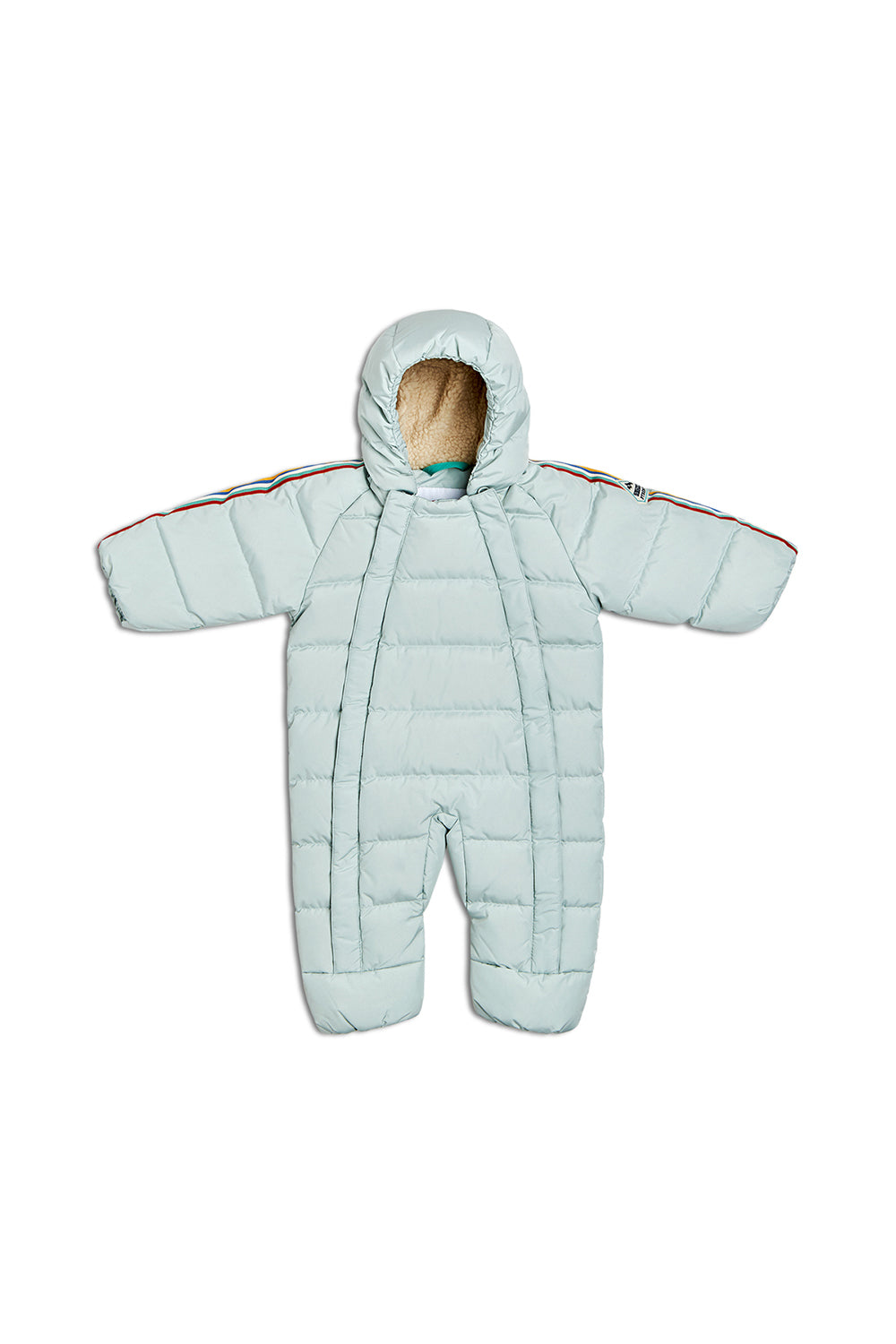 Moos blasser Aqua-Baby-Overall mit Wattierung-1