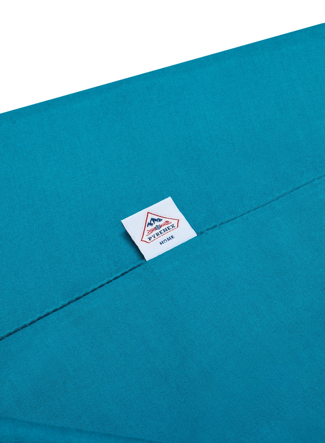 Bettbezug Lily uni in Pfauenblau aus Baumwolle und TENCEL™ Lyocell-2