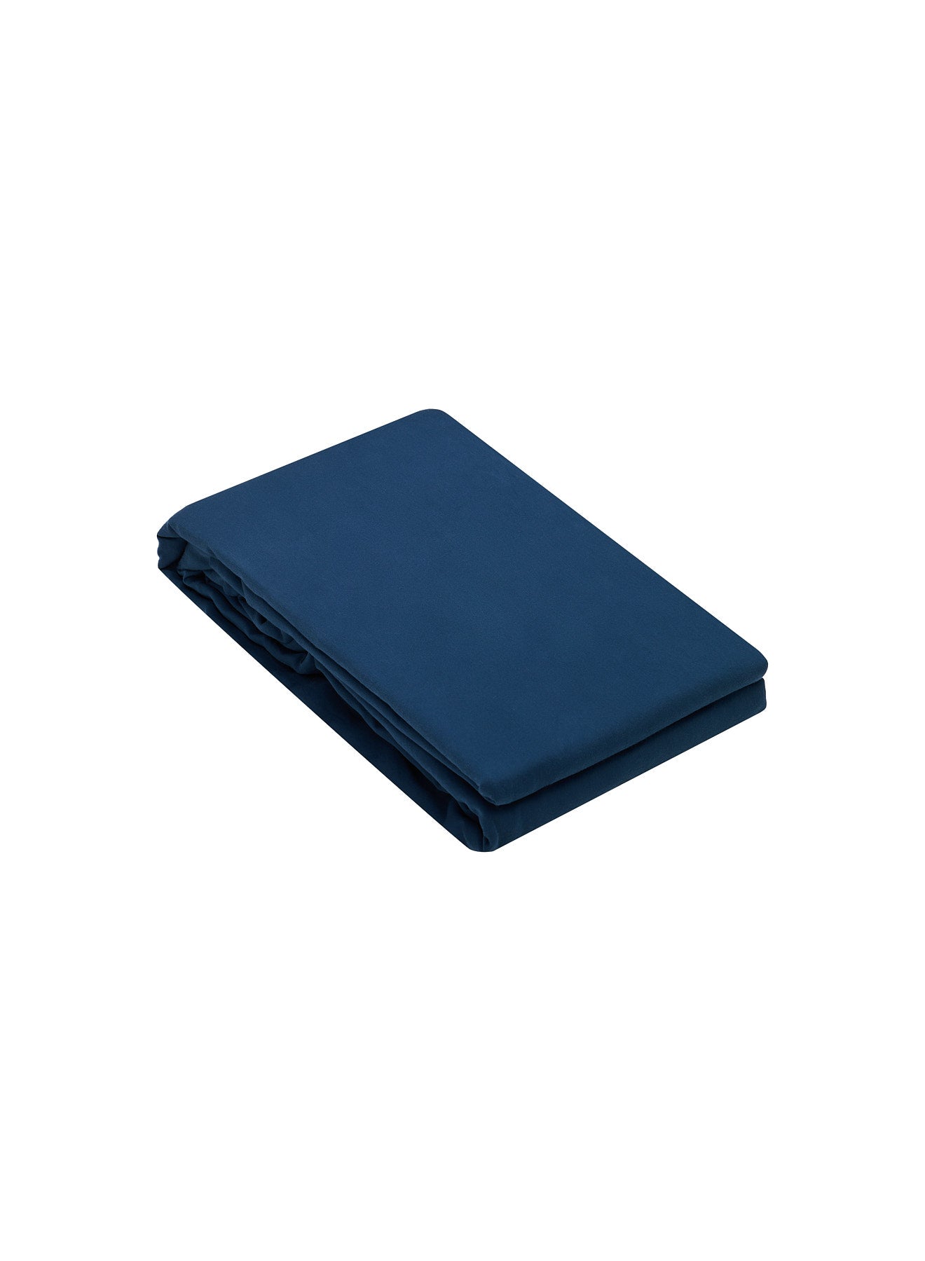 Housse de couette Lily unie bleu encre