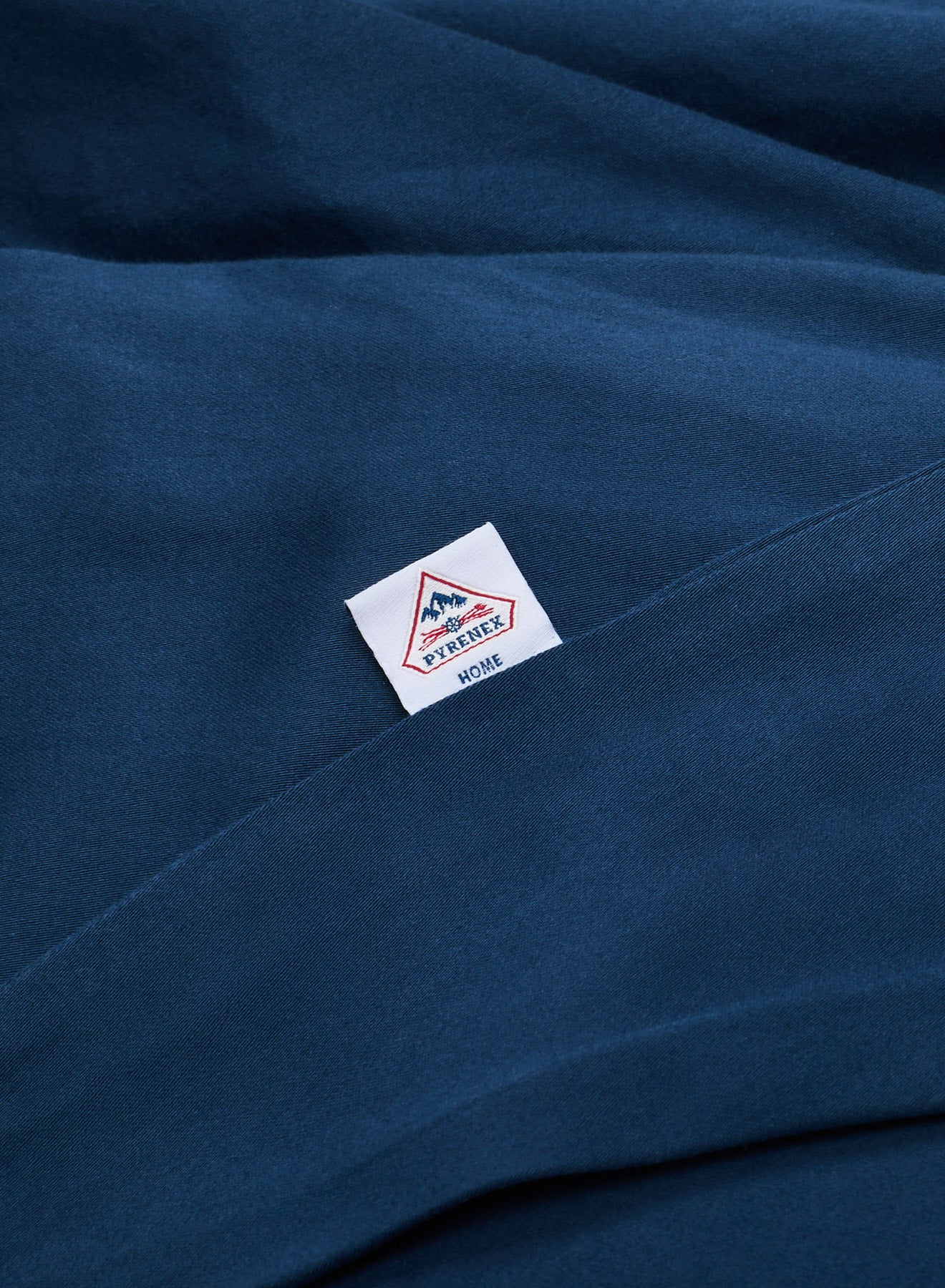 Bettbezug Lily unifarben Tintenblau aus Baumwolle und TENCEL™ Lyocell-2