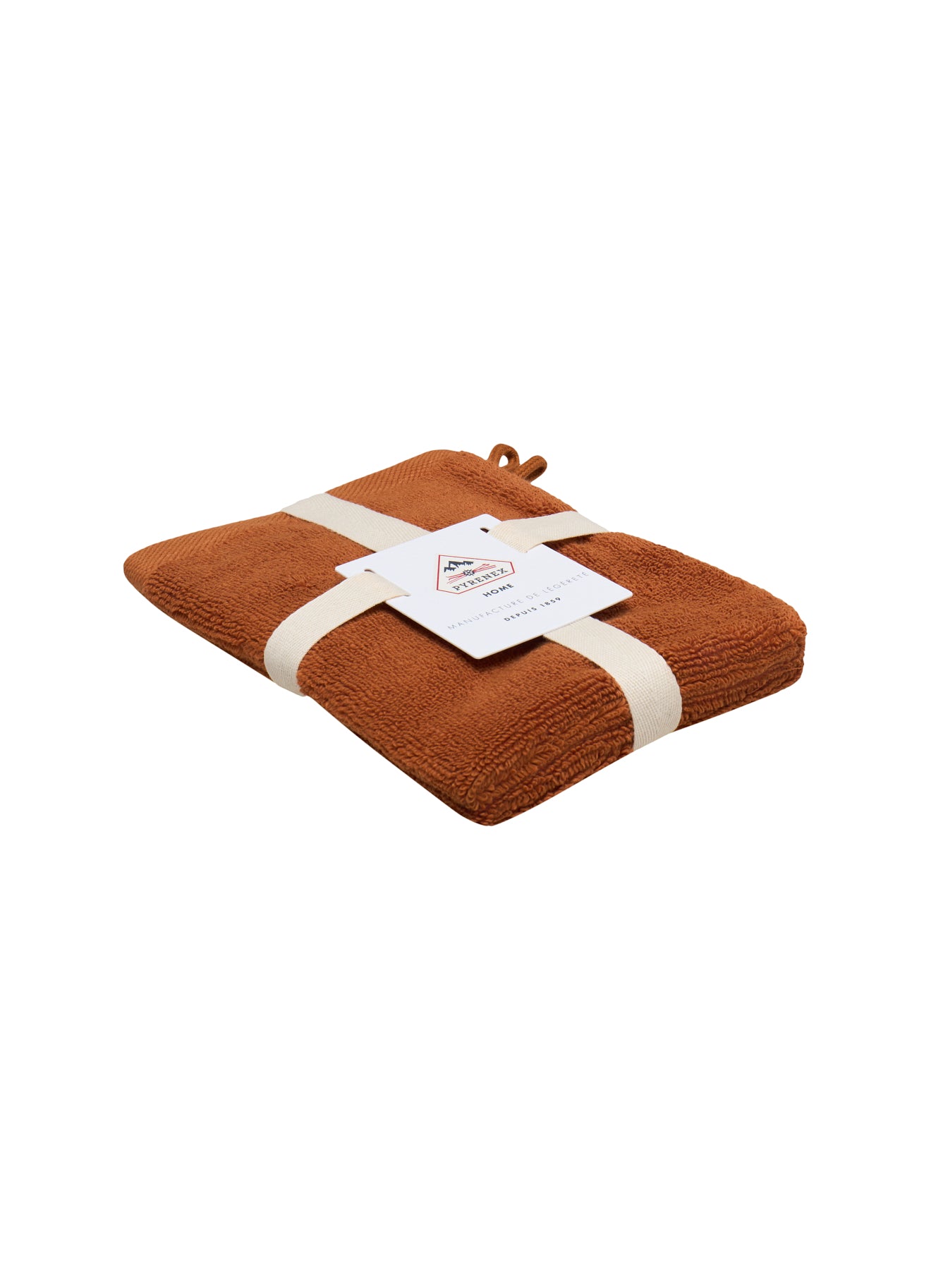  Two Hana Terracotta white flannel gloves-3