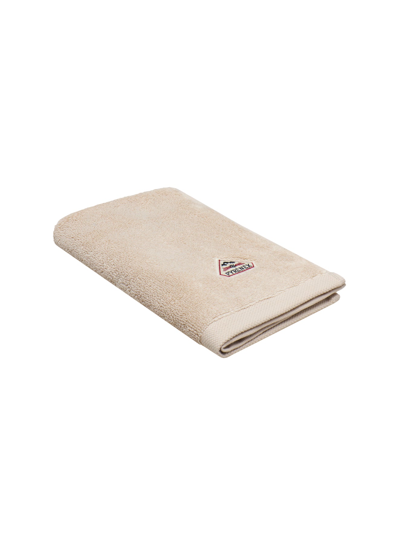 Set of two ecru Hana guest towels-2