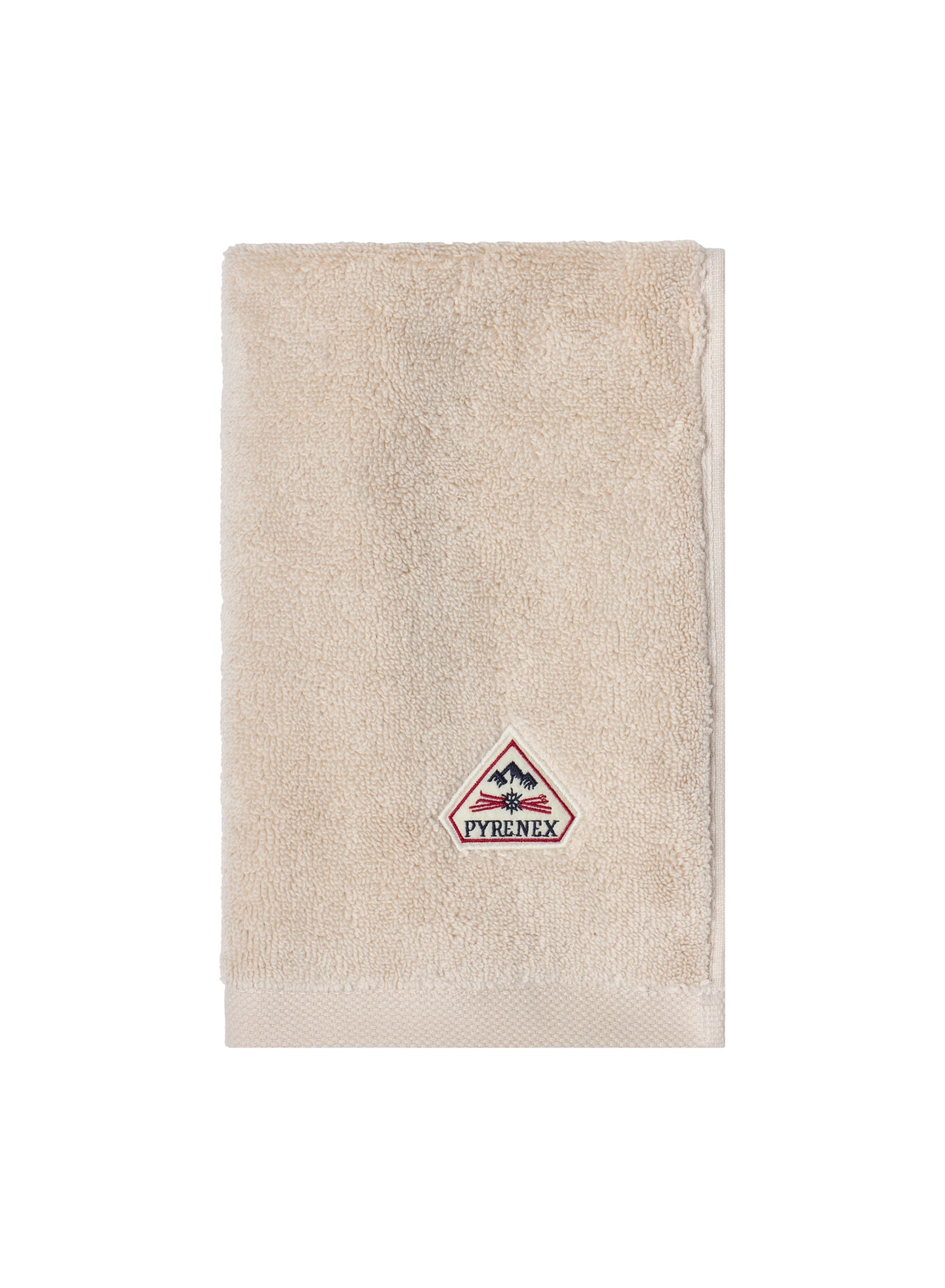 Set of two ecru Hana guest towels-1