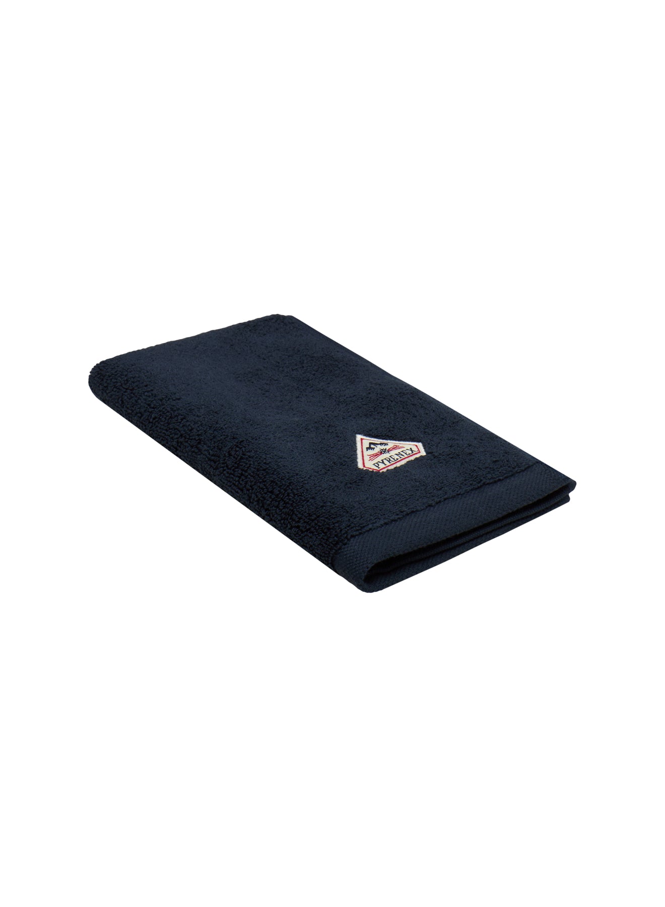 Set of two dark blue Hana guest towels-2
