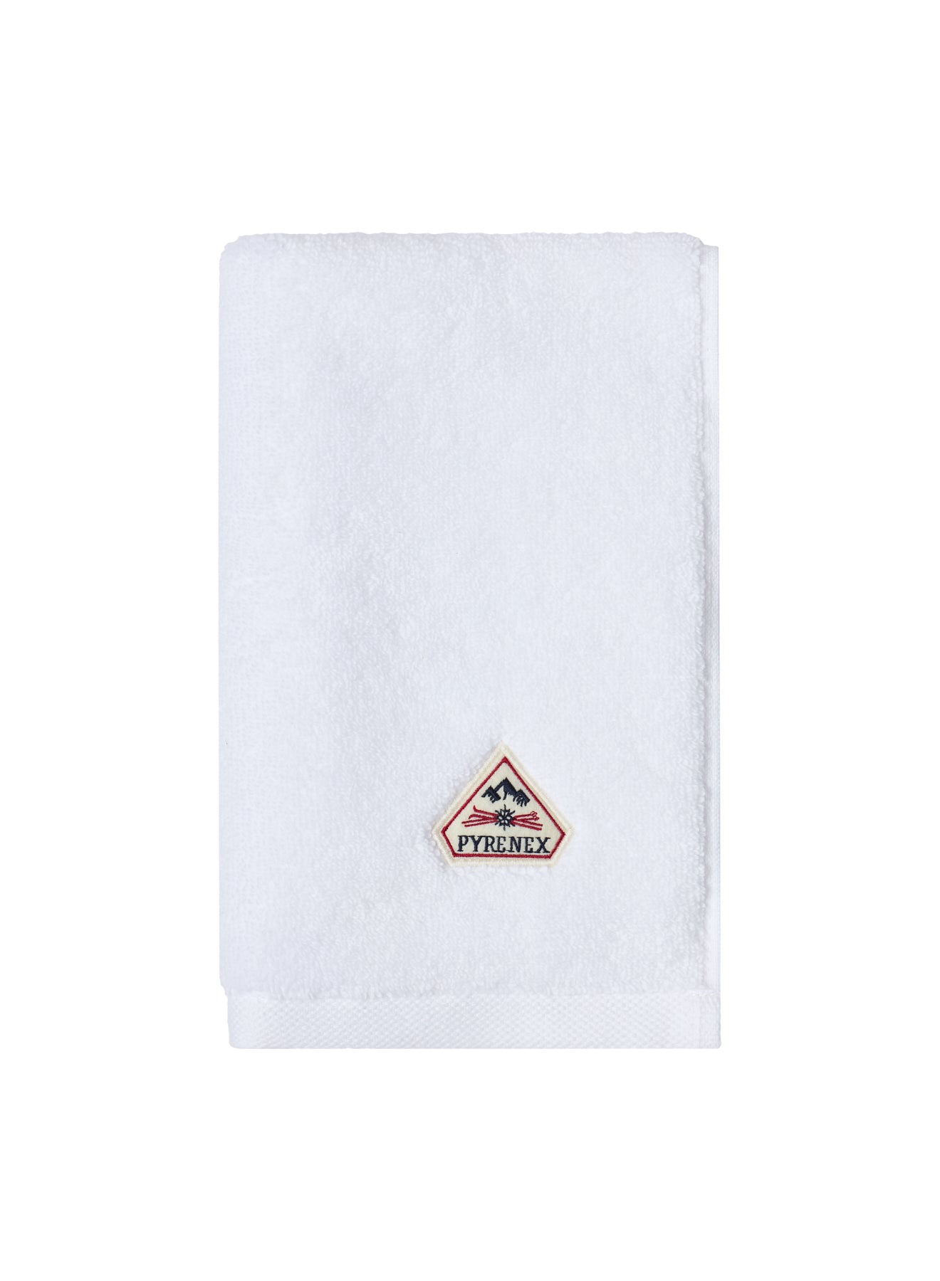 Set de deux serviettes invités blanches Hana