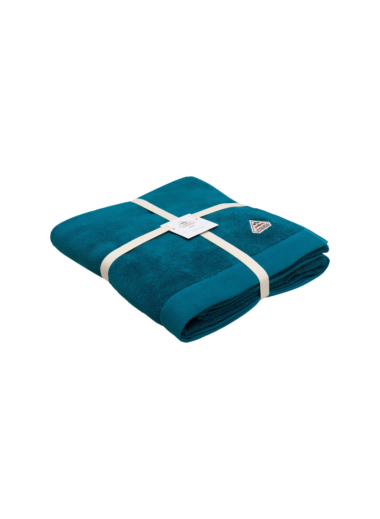 Maxi drap de bain bleu paon Hana