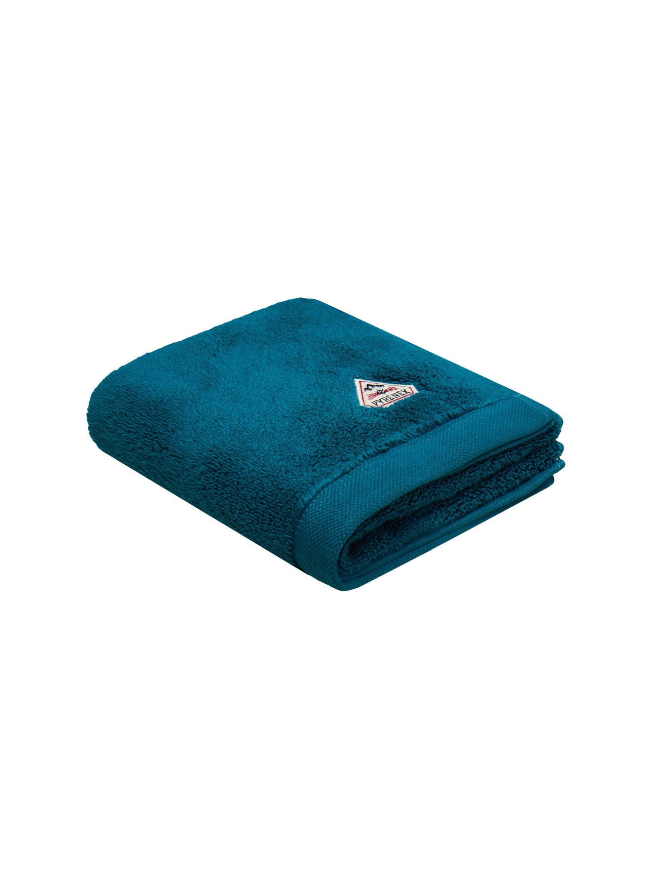 Peacock blue Hana bath towel-3