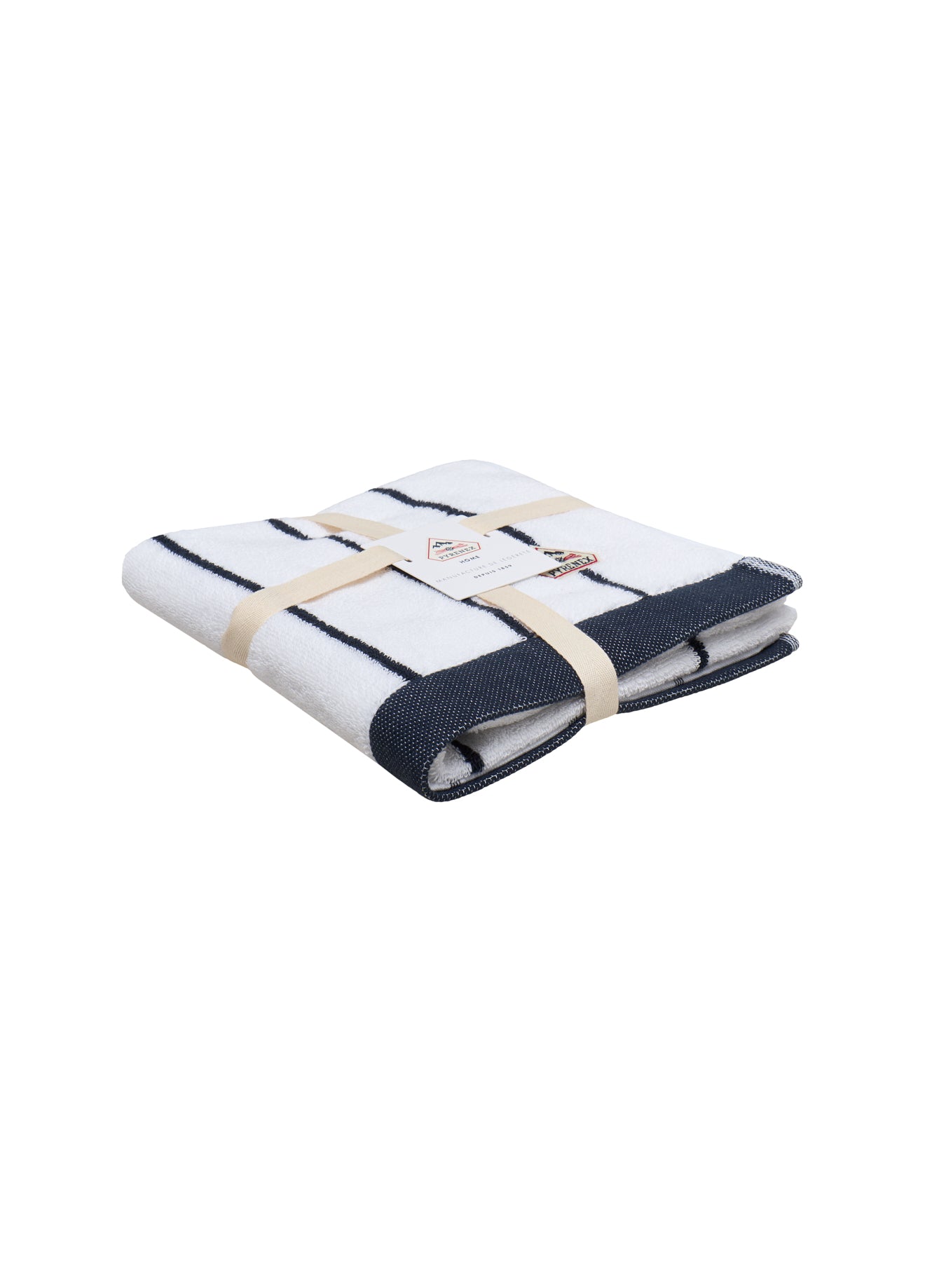 Yumi dark blue striped towel-6