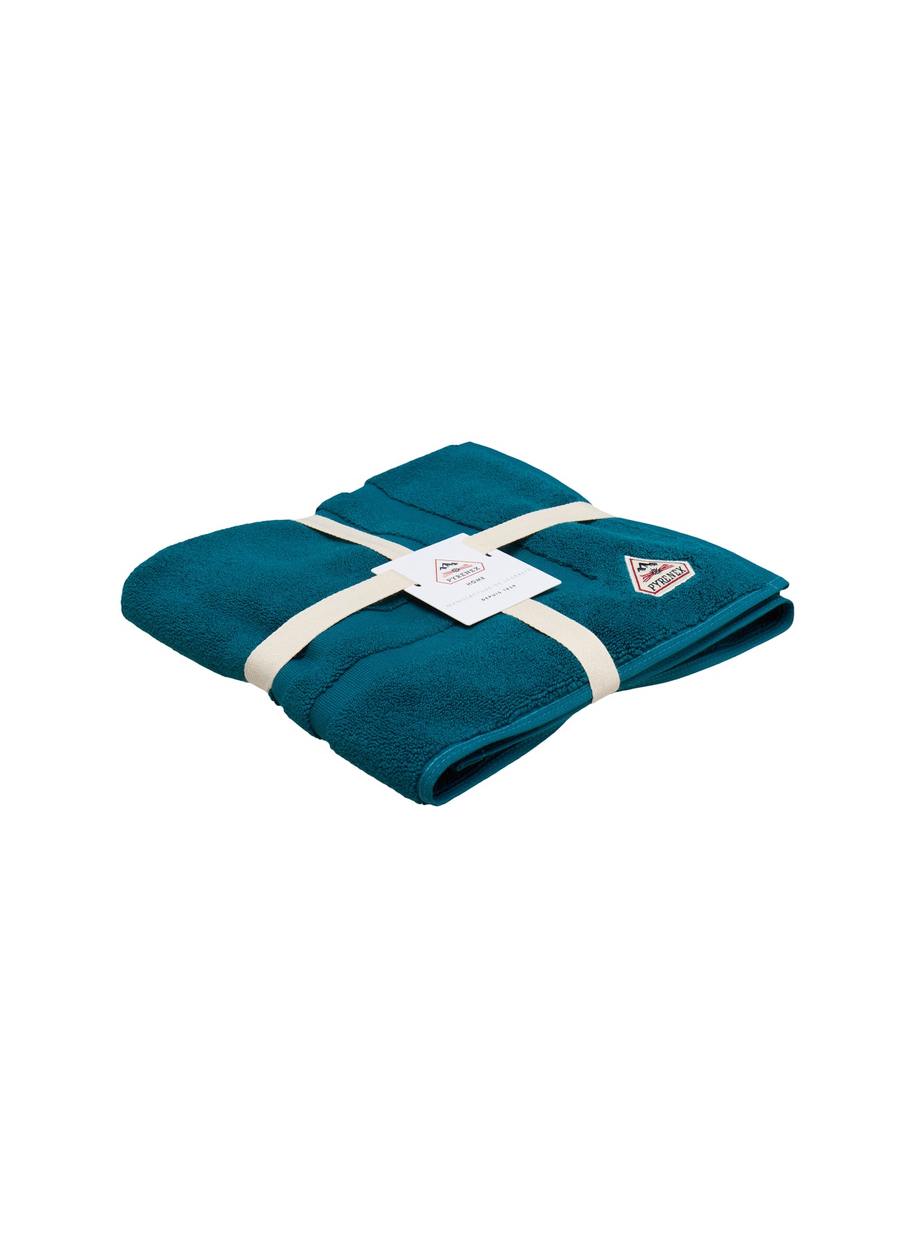 Tapis de bain bleu paon Hana