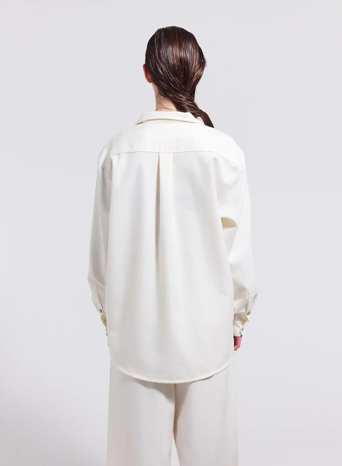 Pyjama Paul flanelle 100% coton blanc-7