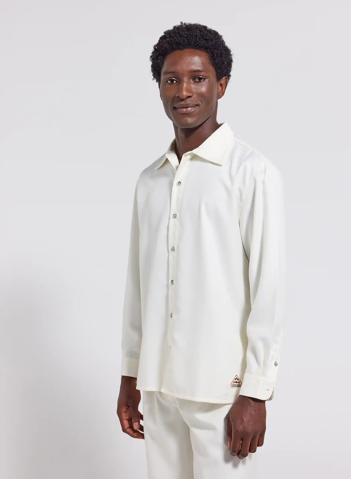 Pyjama Paul flanelle 100% coton blanc-2